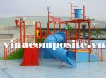 Bộ liên hoàn cầu trượt nước bể bơi 